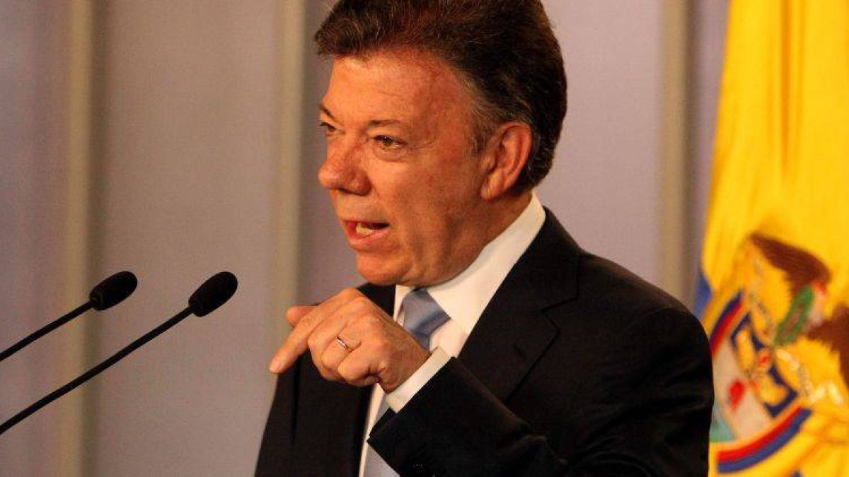 El presidente de Colombia, Juan Manuel Santos.