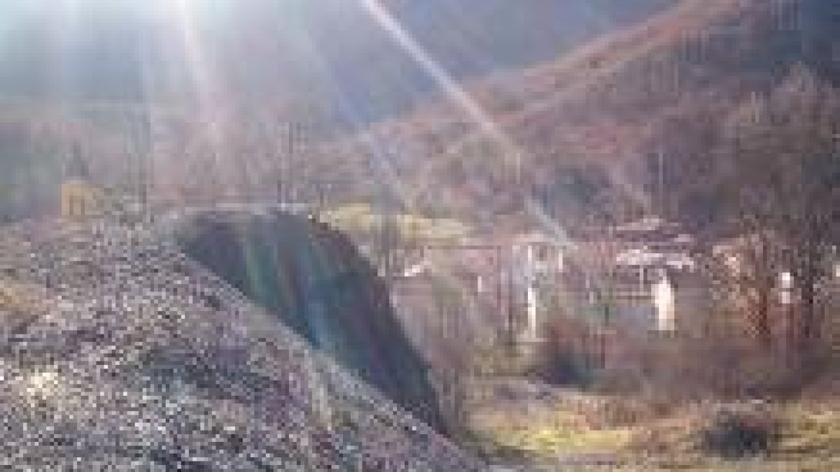 La escombrera de Sabero en la que se van a llevar a cabo las obras