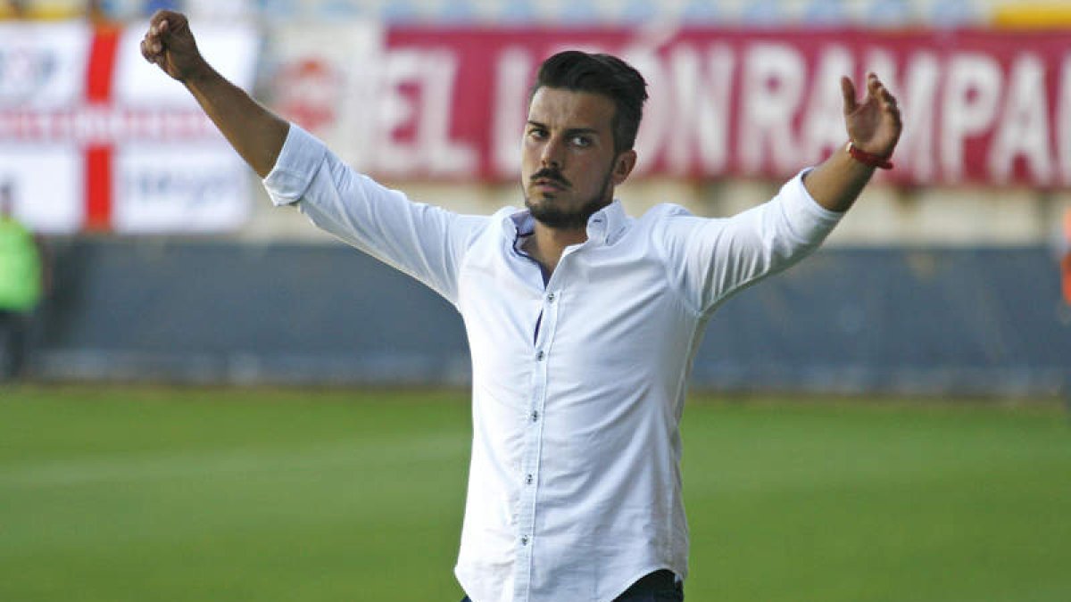 Rubén de la Barrera durante un lance de un partido. F. OTERO