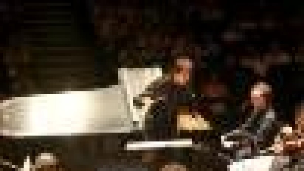 Un momento del concierto de la Oquesta de Bari en el Auditorio