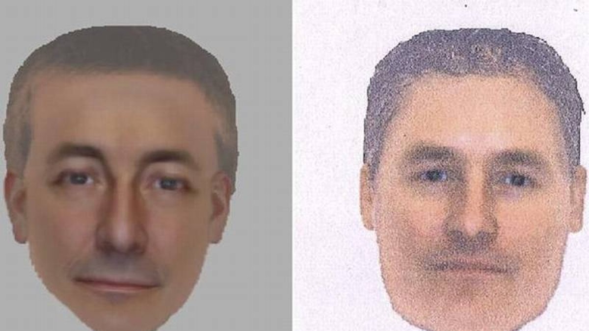 Retrato robot del sospechoso divulgado por la policía británica.