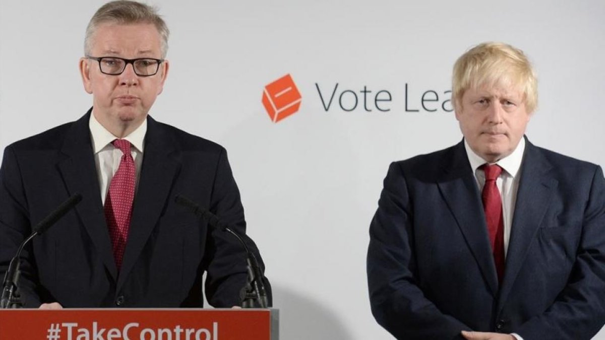 Michael Gove (izquierda) y Boris Johnson durante la pasada campaña.
