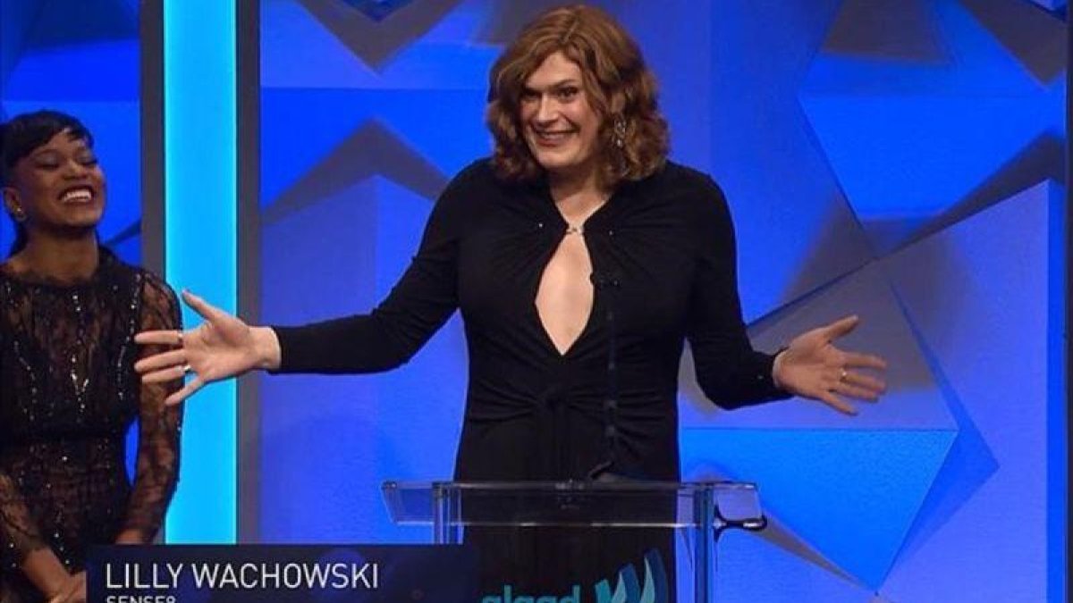 Lilly Wachowsky, el sábado, en la gala de los premios GLAAD.