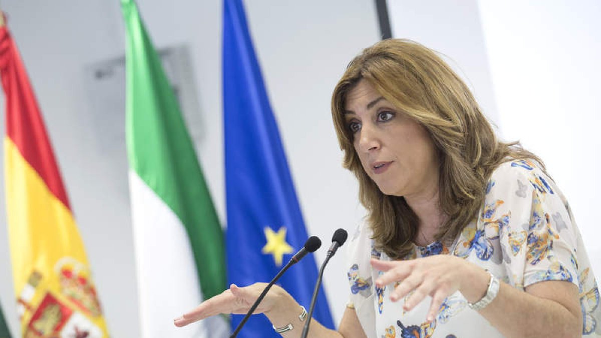 La presidenta de la Junta de Andalucía, Susana Díaz. DANIEL PÉREZ