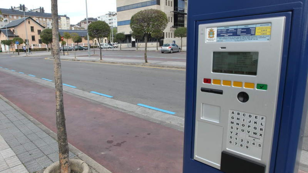 Los nuevos parquímetros que se instalarán en León serán similares a los que ya hay en Ponferrada.