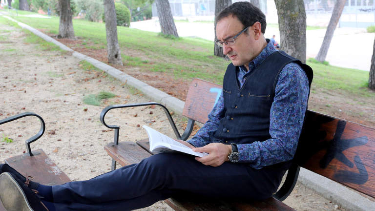 Germán González, esta semana en Madrid, donde vive, aunque ultima su traslado a León.