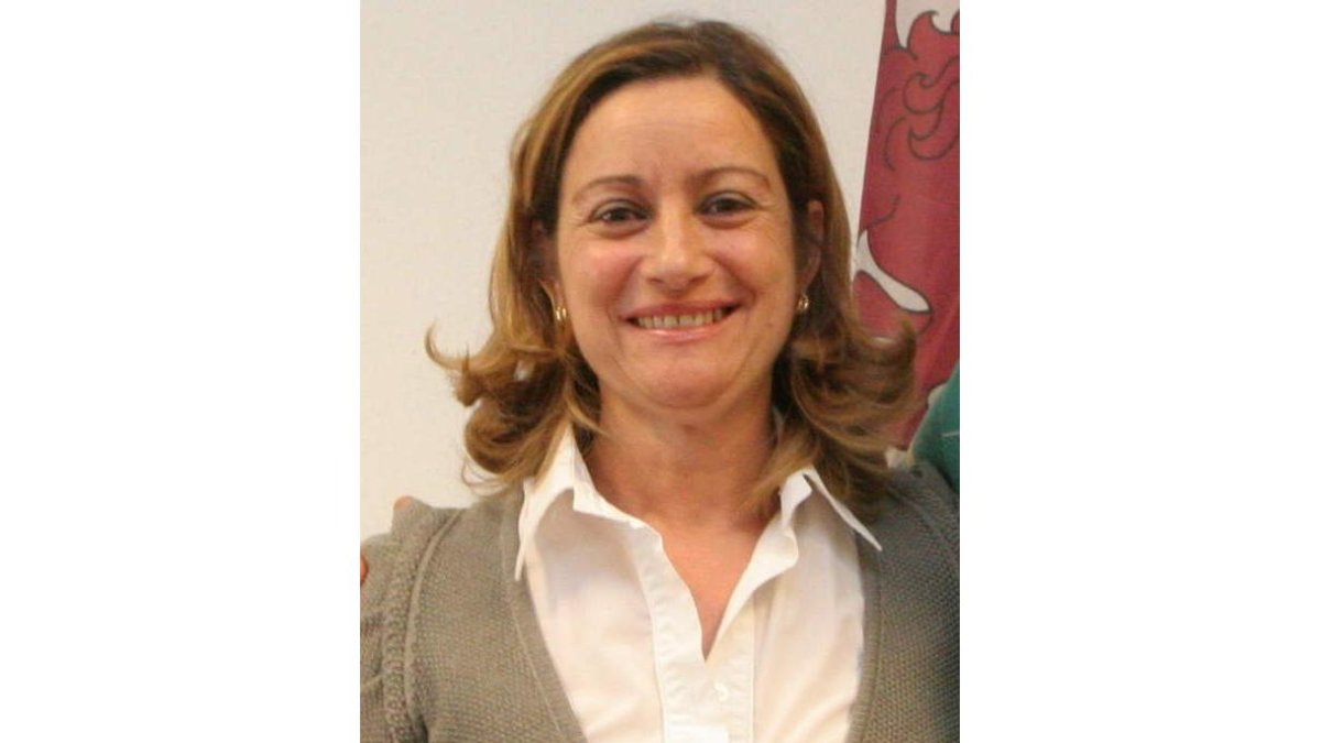 La alcaldesa Gloria Pérez.