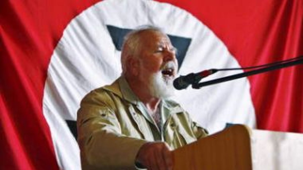 Eugene Terreblanche, fundador del Movimiento de Resistencia Africano, en una foto de archivo.
