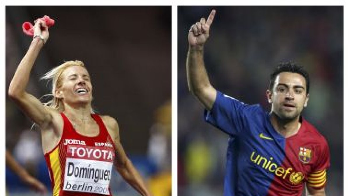 Marta Domínguez y Xavi Hernández