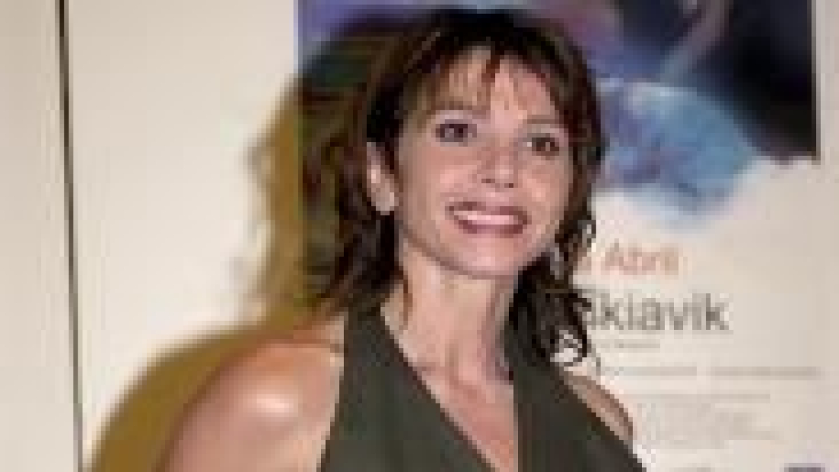 Victoria Abril en el presentación de su nueva película