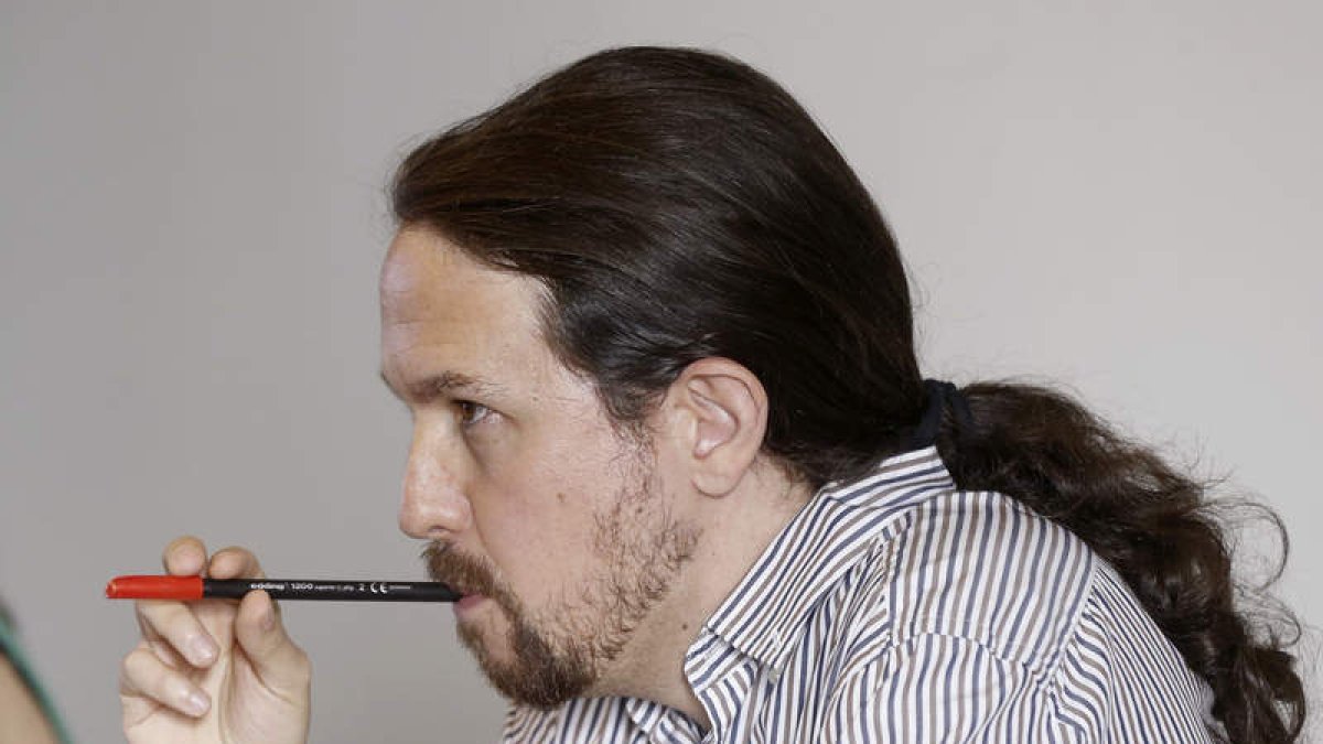 El líder de Podemos, Pablo Iglesias, en una imagen del pasado mes de julio. KIKO HUESCA