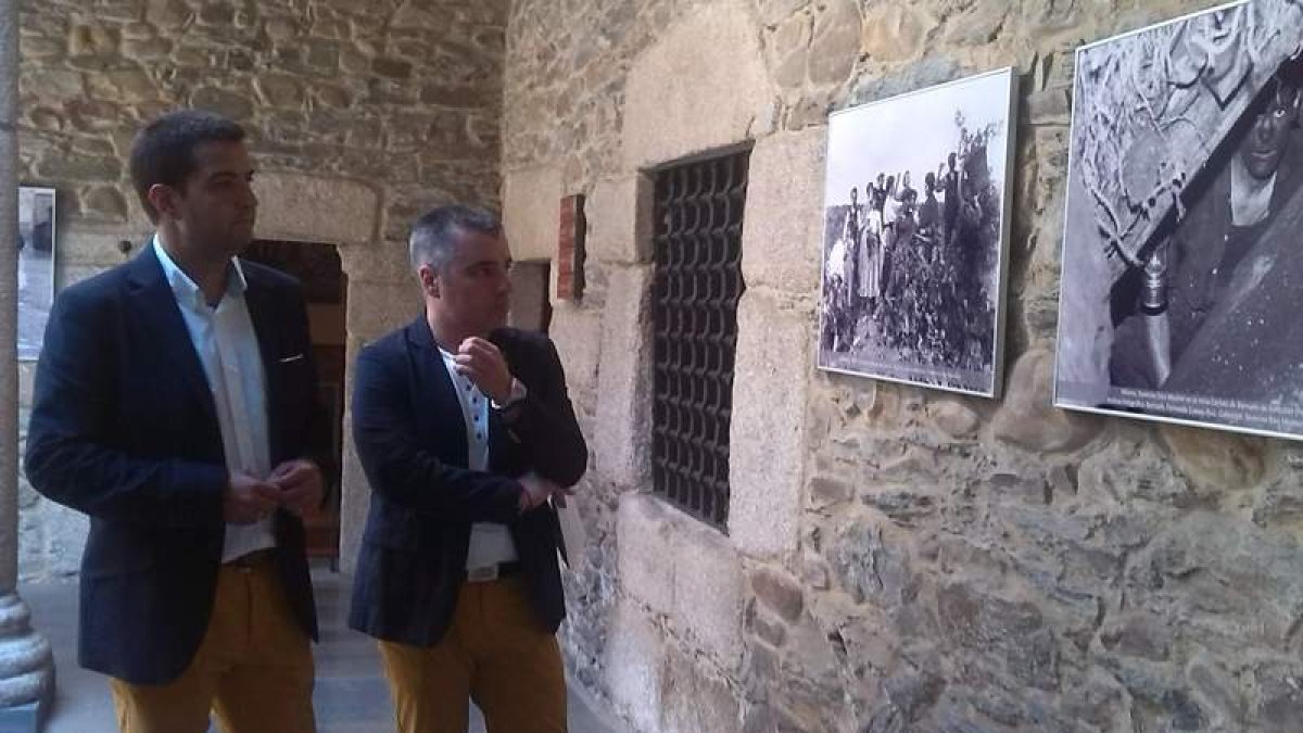 Javier García Bueso y Santiago Macías, ayer.