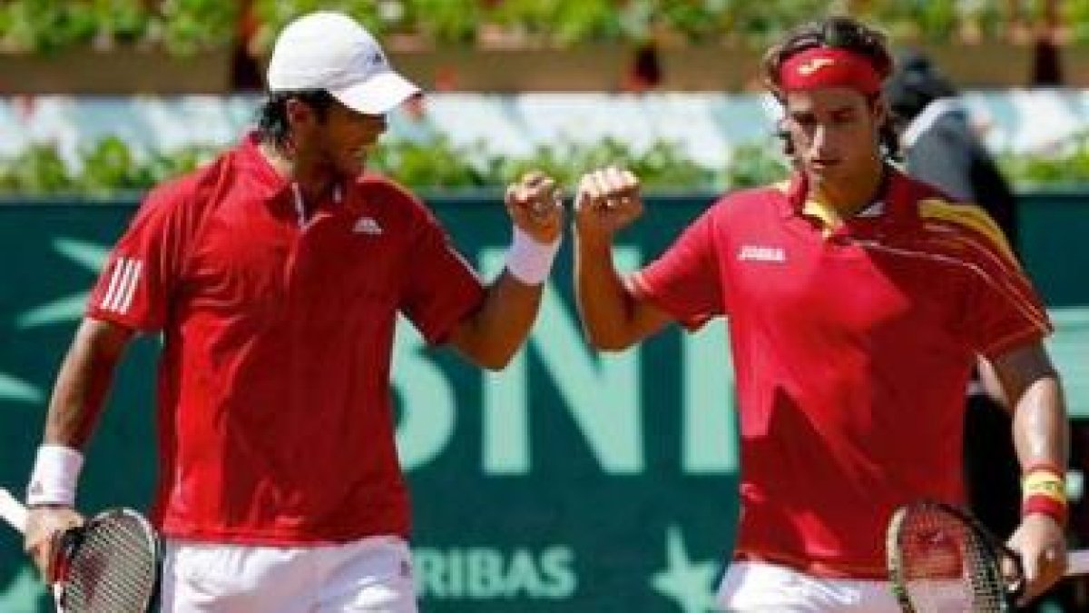 Verdasco y Feliciano López, los dos grandes exponentes de la «Armada» en Estados Unidos.