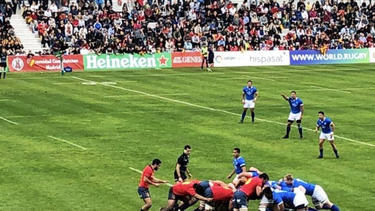 La selección española derrotó a Namibia sin problema.