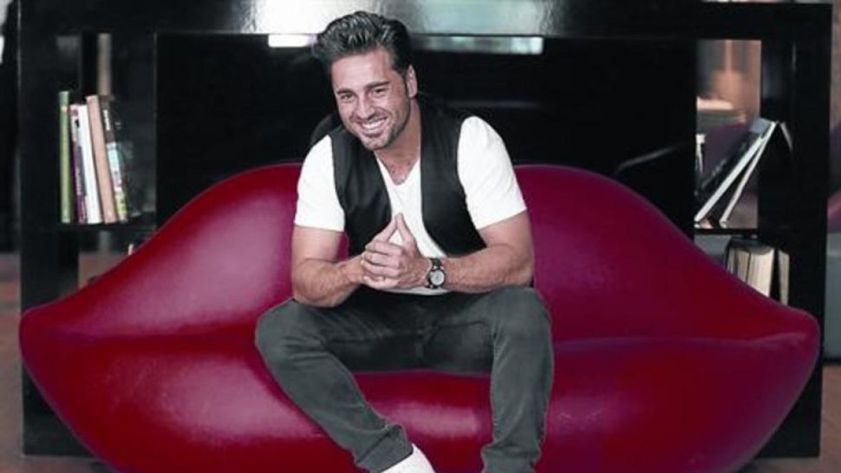David Bustamante, durante un posado para EL PERIÓDICO.