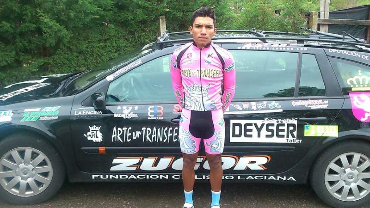 Sleiter Jaifred, refuerzo venezolano para el Club Ciclista Laciana.