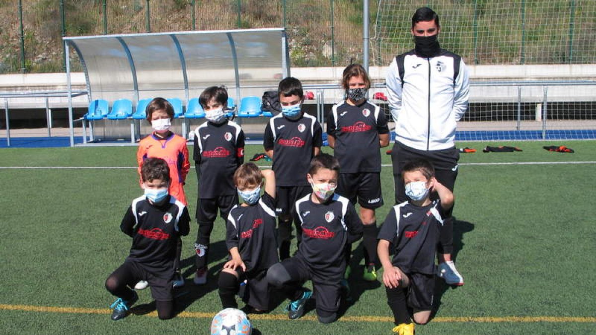 Formación del equipo del Atlético Templario de categoría prebenjamín. MANUEL MACÍAS