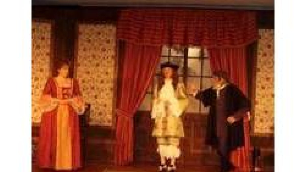 La compañía teatral Villaviciosa Maliayo actuó ayer