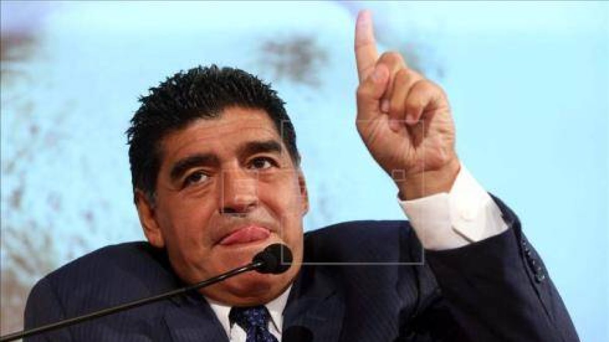 El exfutbolista argentino Diego Armando Maradona.