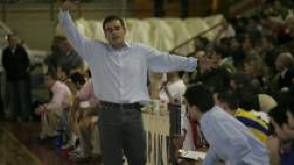 Juan Carlos Pastor, la temporada pasada, en el Palacio de Deportes