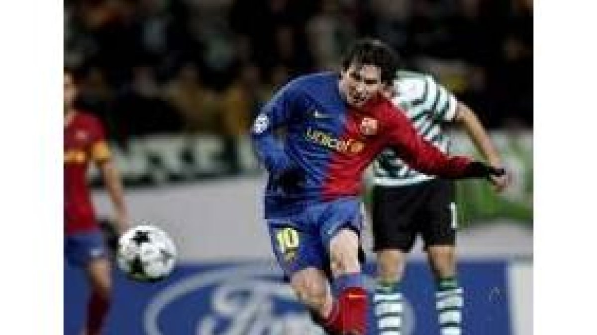 Una imagen de Leonel Messi durante un partido del Barcelona