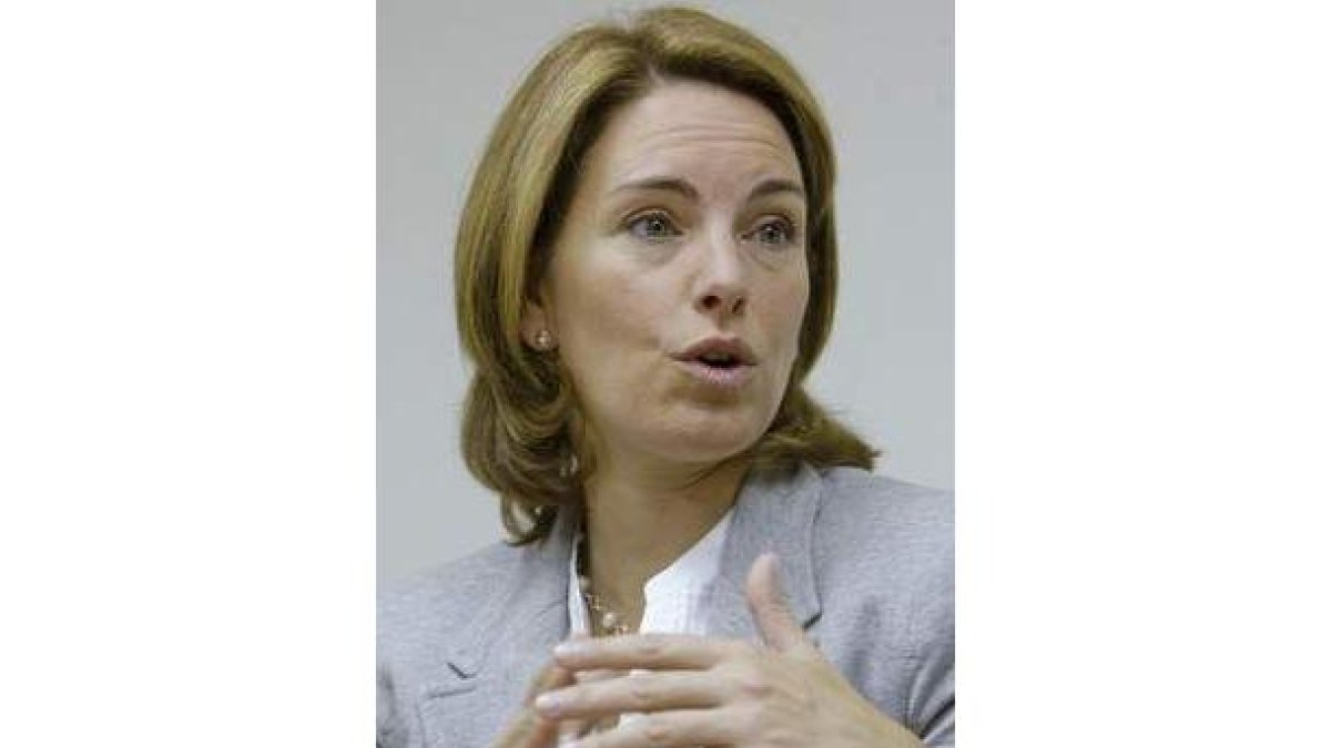 Quiroga, presidenta del Parlamento vasco.