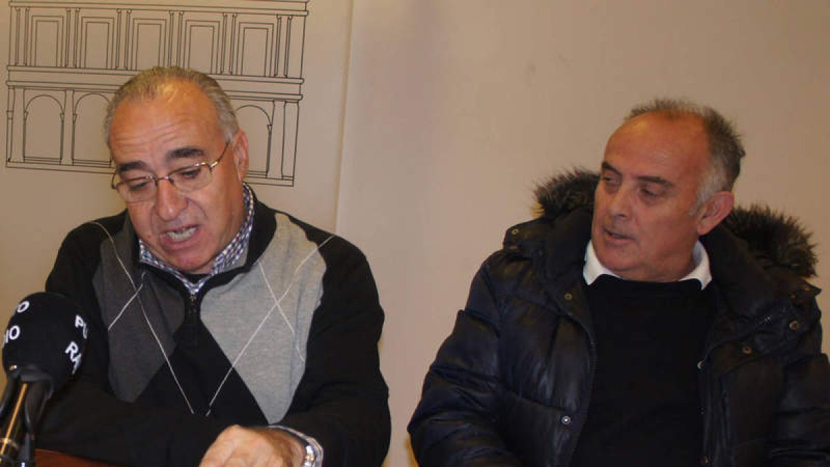 Miguel Sánchez y José Antonio González en la presentación.