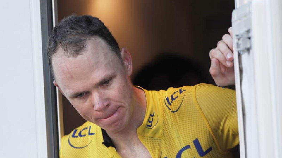 Chris Froome abre la puerta a su participación en el Tour. YOAN VALAT
