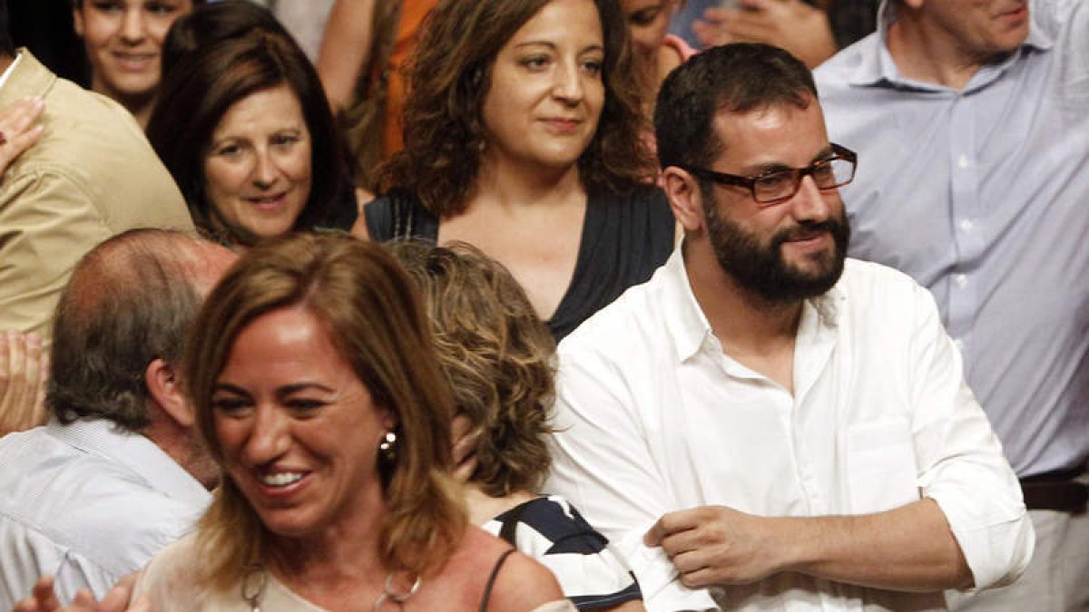 García del Blanco, el domingo en la proclamación de Pedro Sánchez, sigue los pasos a Chacón