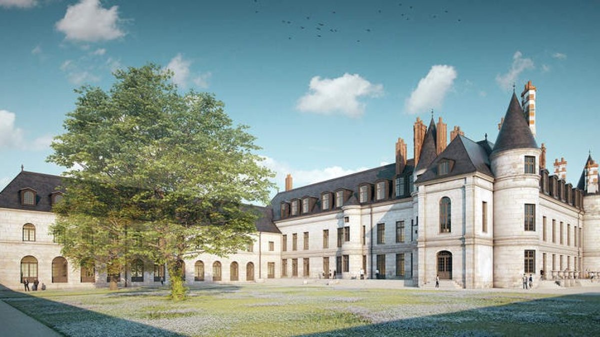El castillo de Villers-Cotterêts, al noreste de la capital francesa, albergará a partir del verano la sede de la Lengua Francesa . DL
