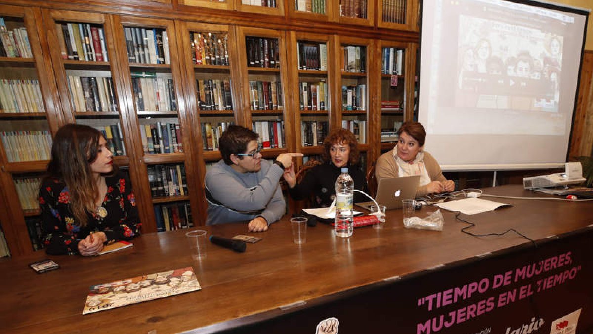 Beatriz García Prieto, Conchi Unanue, Ana Martínez de Paz y Mari Luz González. RAMIRO