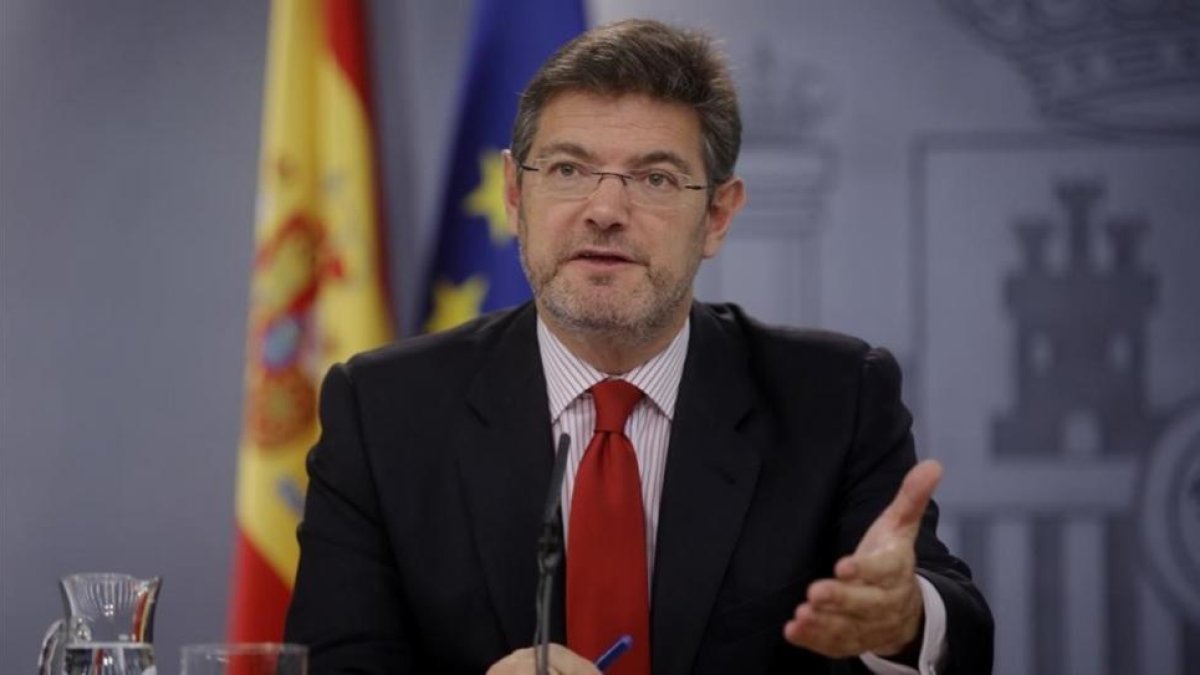 El ministro de Justicia, Rafael Catalá.