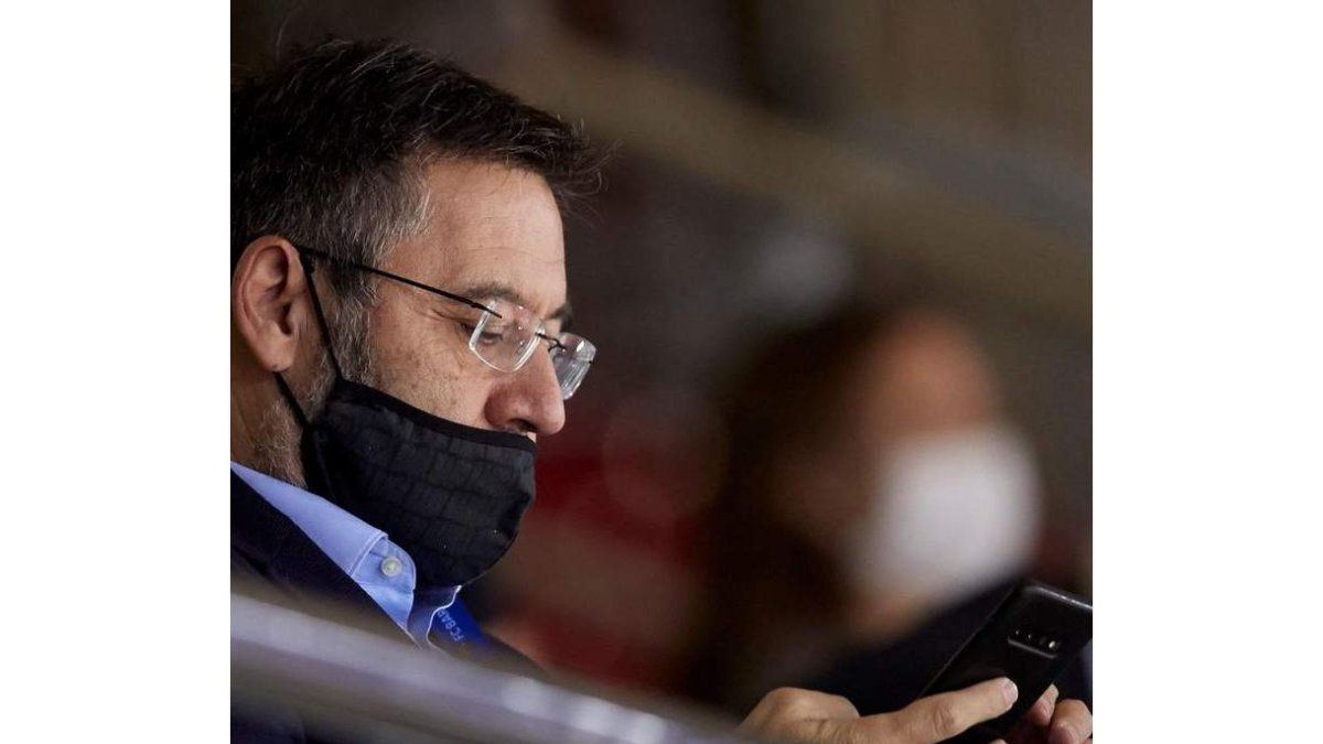 El expresidente del FC Barcelona, Josep Bartomeu. ALEJANDRO GARCÍA
