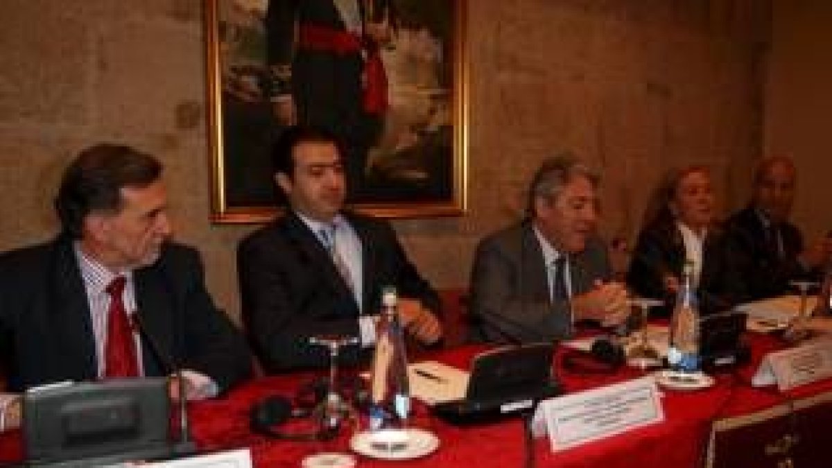 Alejo, Zerouali, Zambrana, Pilar Gallego y Benmousa