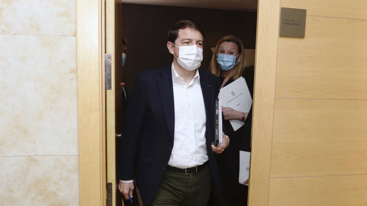 El candidato del PP a la Presidencia de la Junta de Castilla y León, Alfonso Fernández Mañueco. NACHO GALLEGO