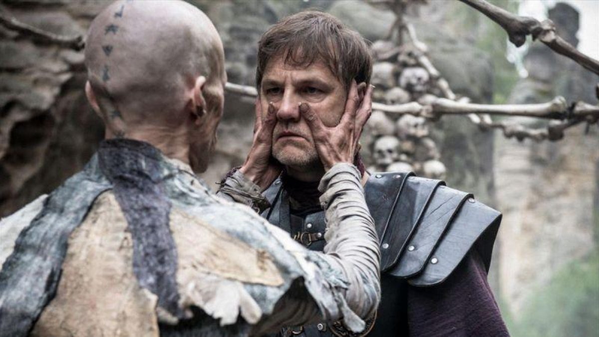 Mackenzie Crook (izquierda) y David Morrissey, en la serie Britannia, que la plataforma HBO estrena en enero.