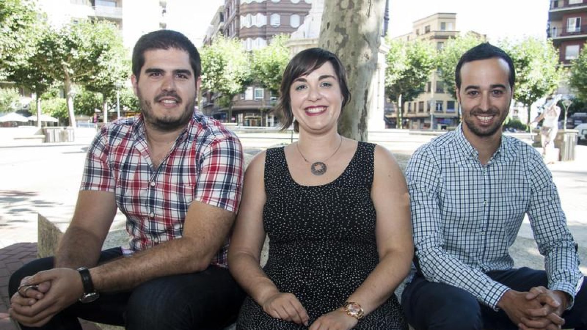 Víctor Guinaldo Losada, Ana Isabel Liébana Morán y Miguel Rodríguez Santamarta.