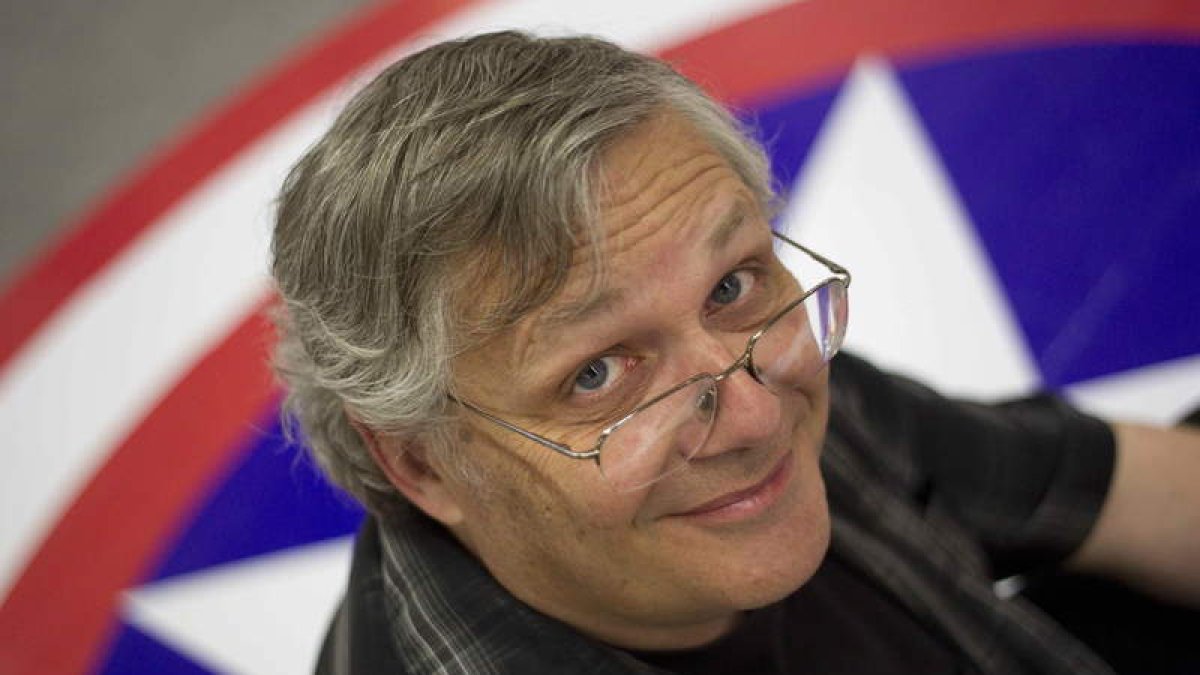 El gran ilustrador Scott McCloud, que esta semana estuvo en Barcelona