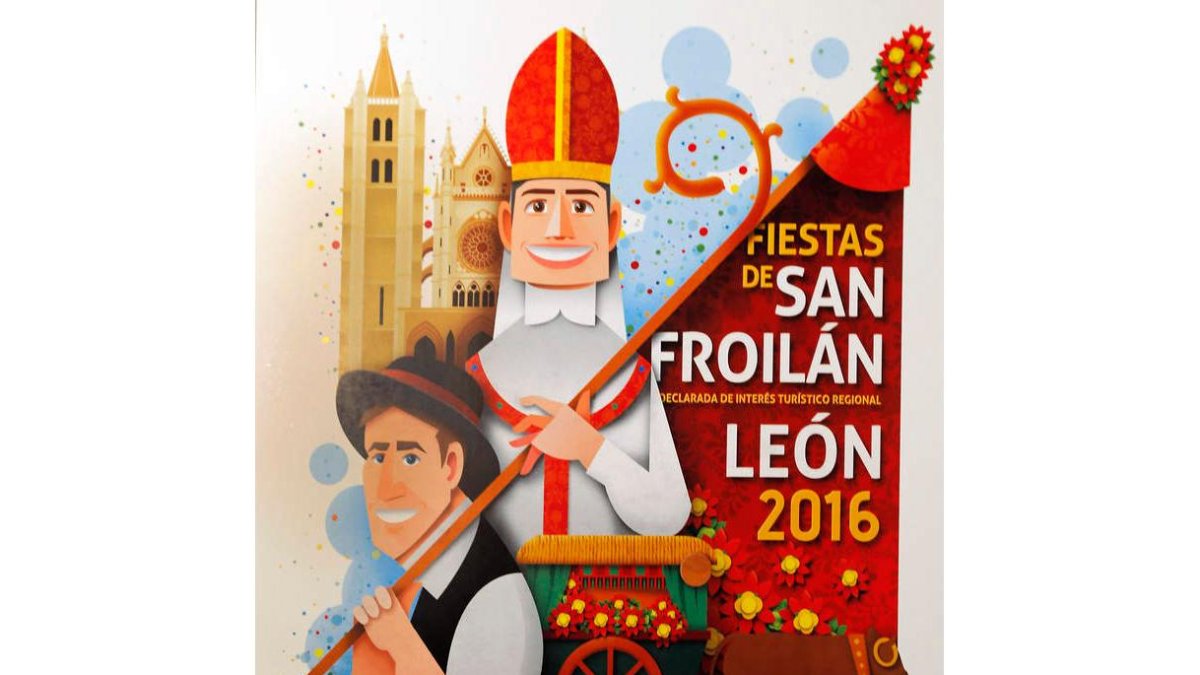 Miembros del jurado que eligió ayer el cartel ganador de las fiestas de San Froilán. RAMIRO