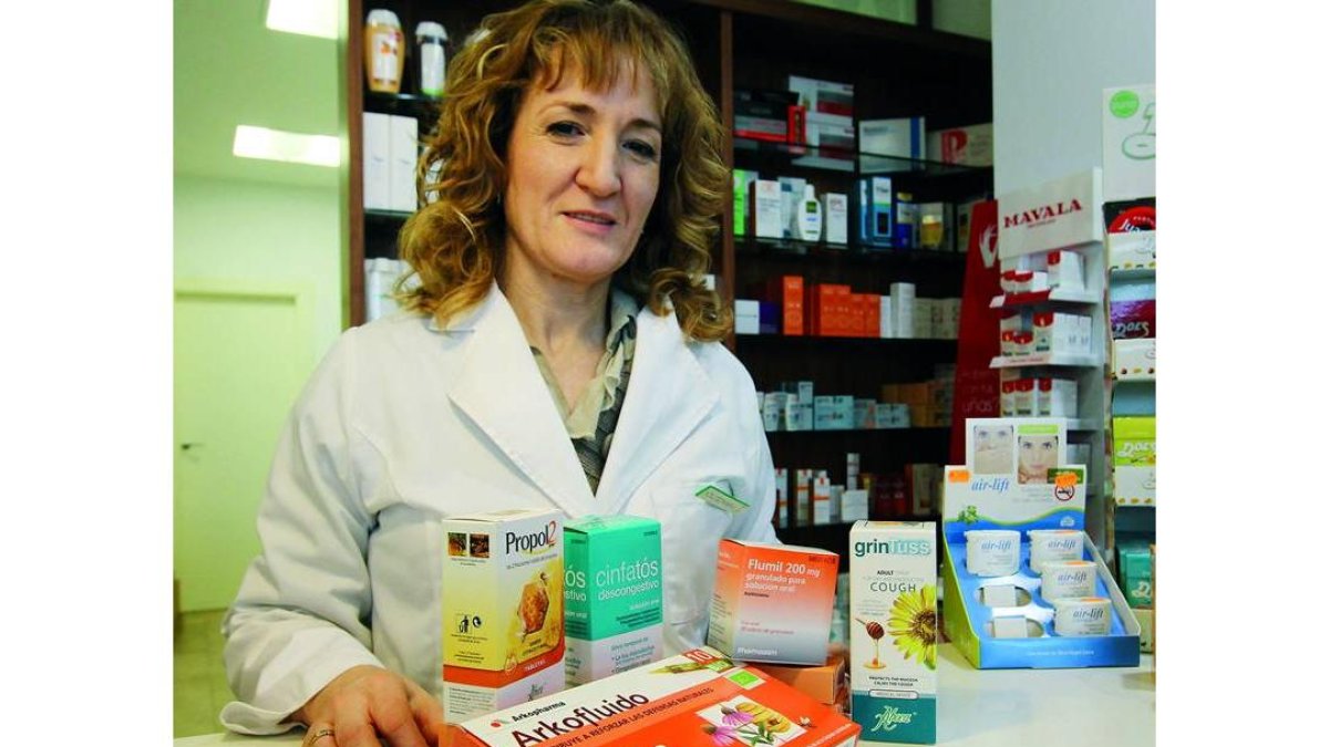 Magdalena Sánchez, vocal de Oficina de Farmacia del Colegio Oficial de Farmacéuticos de León.
