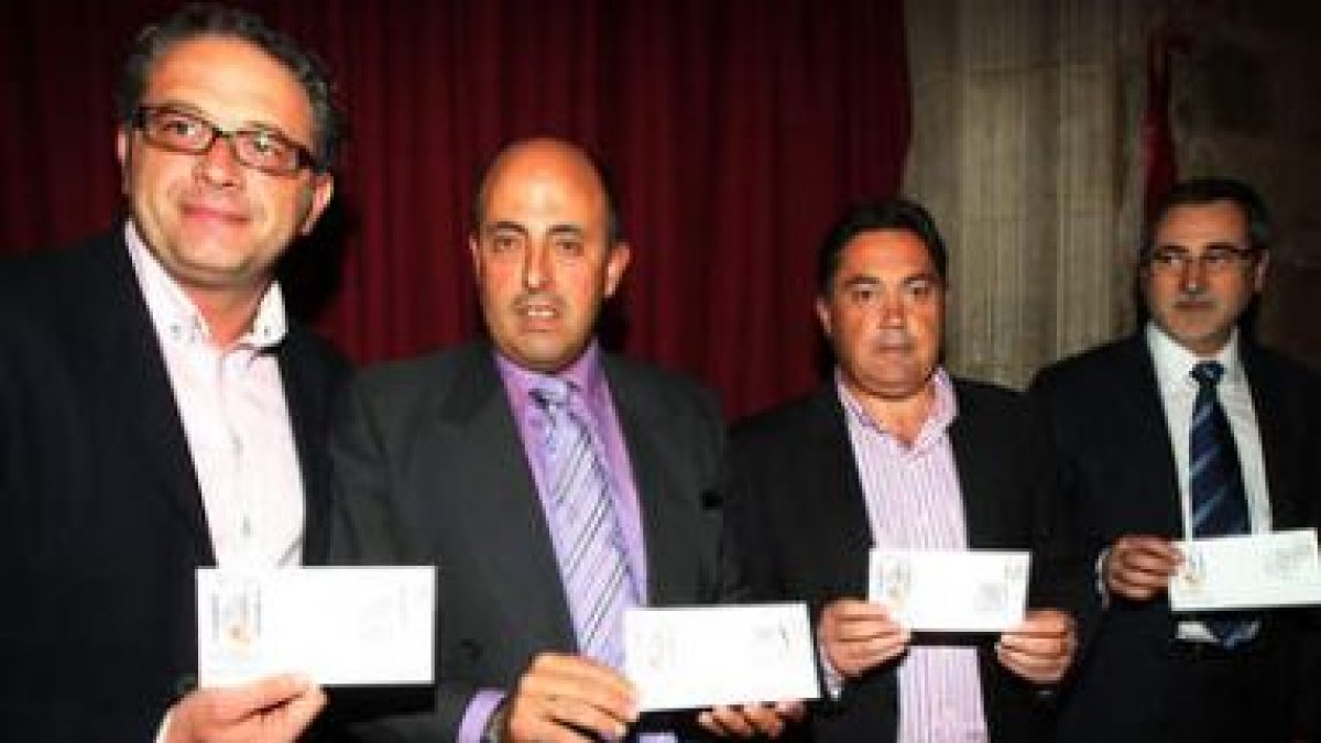 Javier Chamorro, Bernardo Gutiérrez, Marcos Martínez y Ángel Pérez.