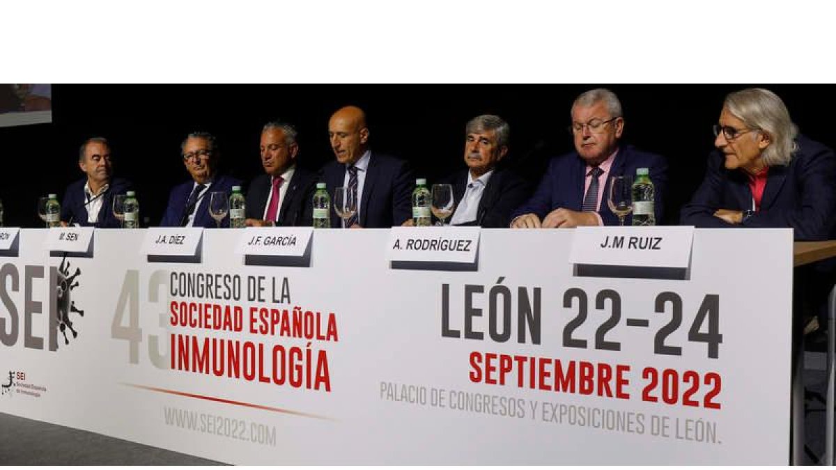 Marcos López, J. L. Burón, Nicanor Sen, J. A. Diez, J. F. García Marín, Alfonso Rodríguez-Hevia y J. M. García Ruiz de Morales. FERNANDO OTERO