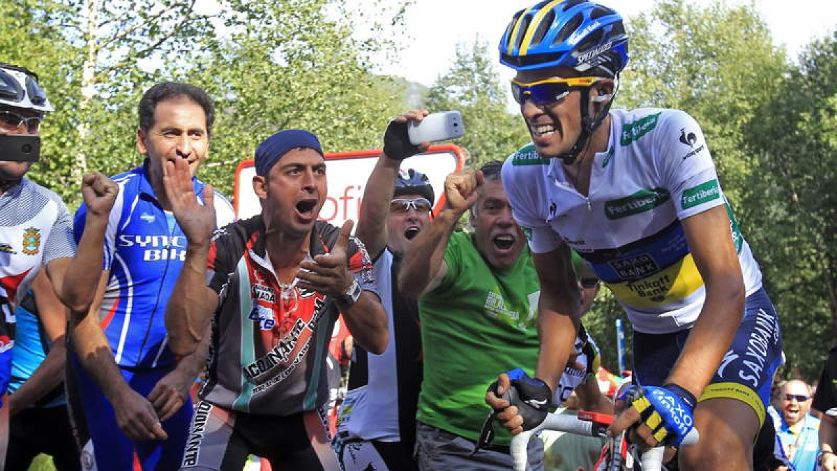 Contador es uno de los candidatos a enfundarse el maillot de campeón de España del 2013.