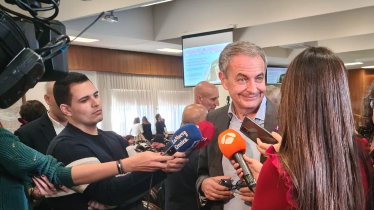 El expresidente del Gobierno, José Luis Rodríguez Zapatero. E. PRADA