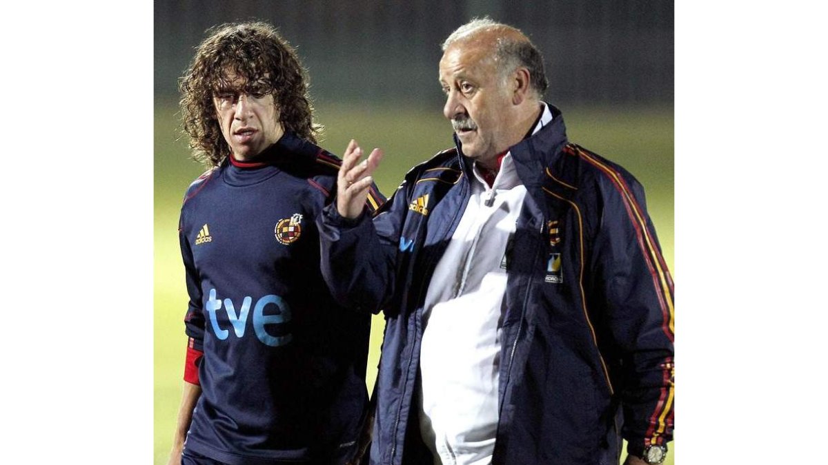 Puyol ha sido uno de los fijos para Del Bosque en la selección.