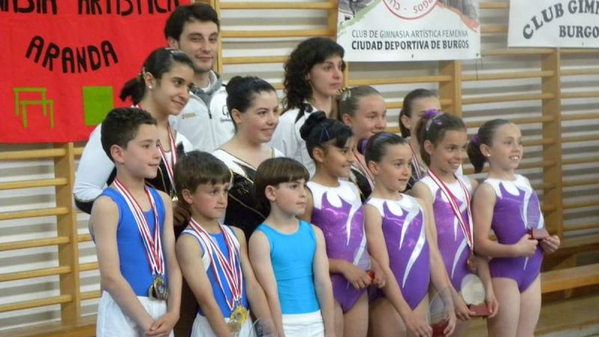 La representación leonesa tuvo una destacada actuación en el autonómico celebrado en Burgos.