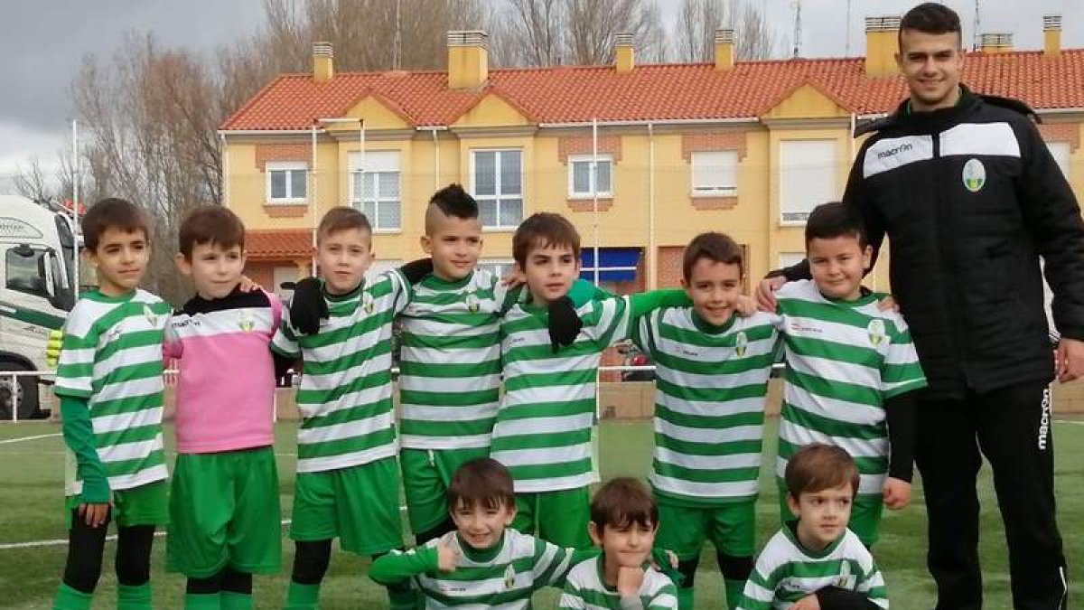 Formación del Atlético Pinilla A de la categoría prebenjamín.
