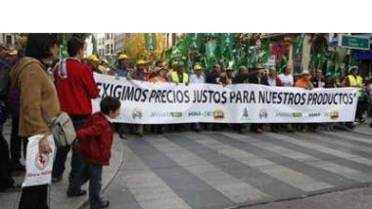 Cerca de 8.000 personas, además de tractores y animales, cruzaron la ciudad desde la estación de aut
