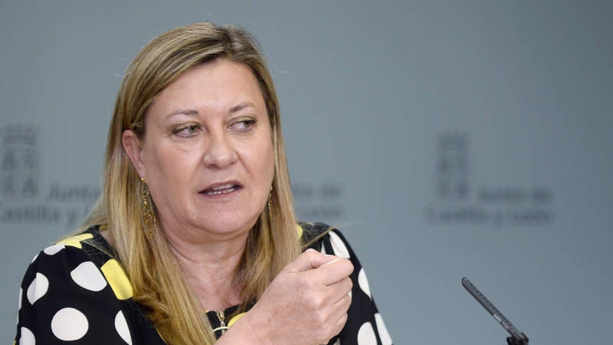 La consejera de Economía y Hacienda de la Junta de Castilla y León, Pilar del Olmo. NACHO GALLEGO