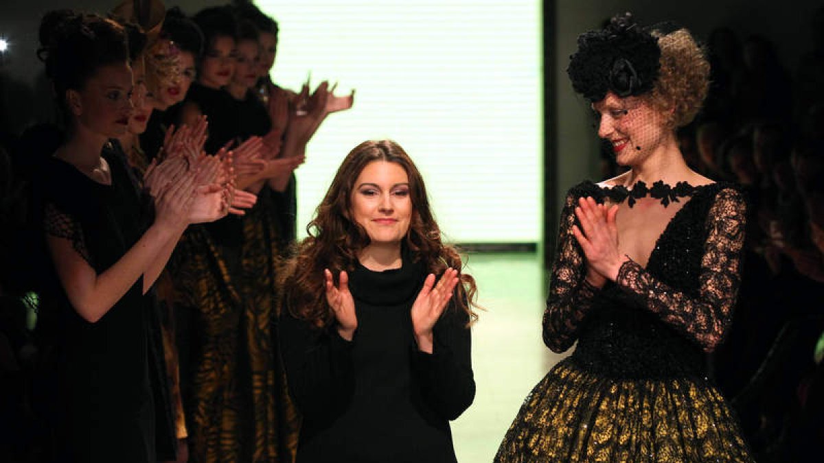 Un momento del desfile de Esther Noriega en la Fashion Week de Madrid.